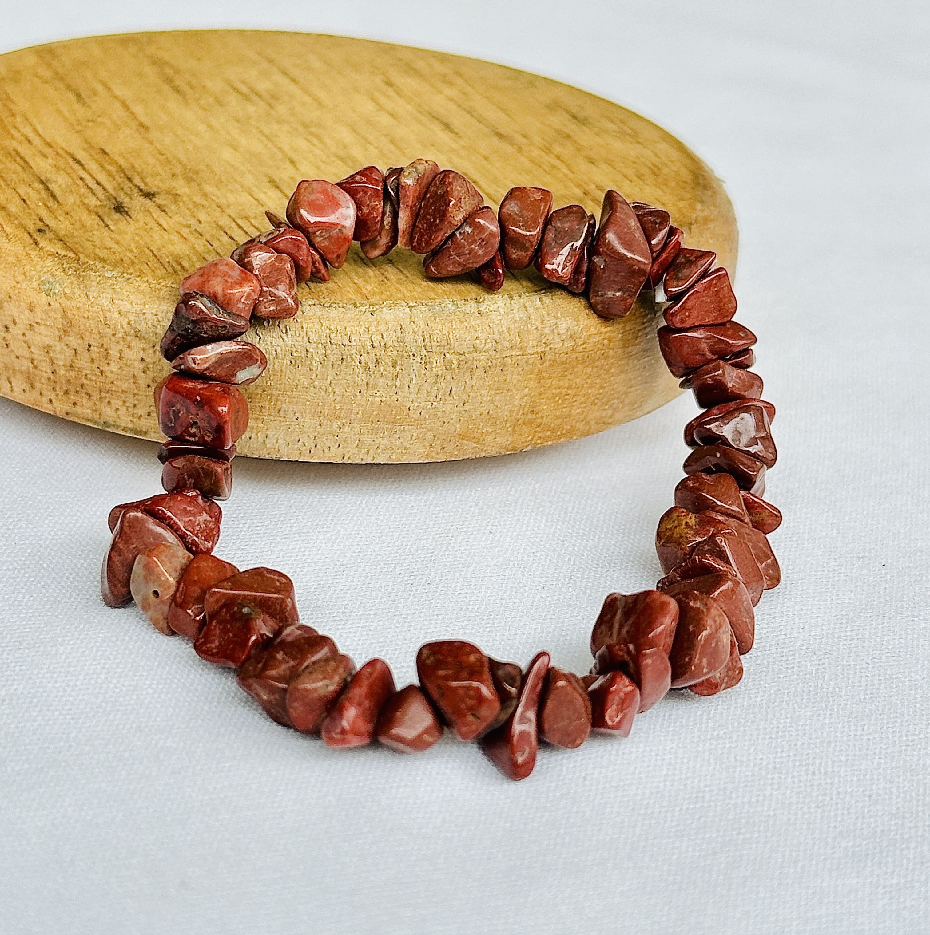 Red Jasper Raw Bracelet